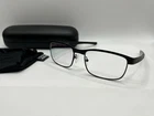 Oakley Surface Plate OX5132-0154 Matte Black Titanium Eyeglasses Frame Only Pre-owned. Price: $99.99.