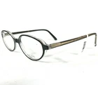 Escada Eyeglasses Frames E0124 E374 Black Clear Gold Round Oval 51-15-140 New. Price: $49.99.