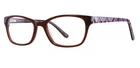 Adrienne Vittadini Women's Brown Eyeglass Frames #AV518S Size: 52-17-140 (00) New. Price: $100.00.