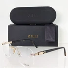 New Authentic Zilli Eyeglasses 60088 C01 Gold 58MM Frame. Price: $449.99.