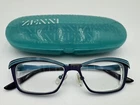 Zenni Optical Premium Eyeglasses Frames Brown Blue Metal In Case Pre-owned. Price: $39.00.