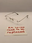 Ray-ban Eyeglasses Frames 53-17-135 Bronze Rimless Made In Italy Rb 8680 1131 Pre-owned. Price: $52.95.