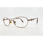 Seiko T193 Titanium Eyeglasses Frames Bronze Oval 51-17-135 Women Eyewear Pre-owned. Price: $31.99.