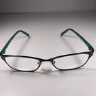 Juicy Couture Petite Eyeglasses Frame JU109 51-16-130 Black / Torquoise Pre-owned. Price: $12.87.
