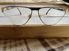Jil Sander Fmg E11 Eyeglasses 57-12-135 Metal Frames Womens Eyewear Gold Black Pre-owned. Price: $50.00.