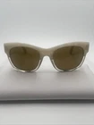L.a.m.b. Lamb LA512 Bon B:43 Cream Striped Sunglasses Frames Only 52-18-140 #717 Pre-owned. Price: $49.99.
