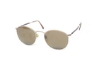 Giorgio Armani 627 816 Matte Gold Brown Round Sunglasses 49-19 140 Italy Pre-owned. Price: $125.96.