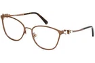 Swarovski 5368 049 Brown Cat Metal Optical Eyeglasses Frame 53-17-145 Rx New. Price: $159.60.