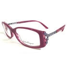 Salvatore Ferragamo Eyeglasses Frames 2667 657 Pink Purple Rectangular 51-16-130 New. Price: $65.17.