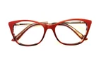 Salsa Eyeglasses 8007 Rd Red/gold Cat Womens Full Rim 53-16-140 New. Price: $25.00.