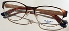 Originale Gant Gw 101 Sbrngld Eyeglasses Satin Brown Gold New Metal 51-17-135. Price: $85.00.
