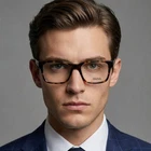 Ermenegildo Zegna Eyeglasses EZ5254 054 Brown Rectangular Acetate Frames 54MM New. Price: $214.92.