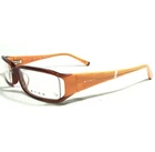 Etro Eyeglasses Frames VE9856 COL.9C6 Brown Orange Striped Semi Rim 52-16-135 New. Price: $59.99.
