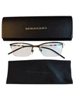 Burberry B1278 1012 Brown Nova Check Semi Rimless Eyeglasses Frame W/ Case Italy Pre-owned. Price: $55.00.