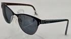 Via Spiga 421-S Designer Sunglasses Brown Black Frame 55-16-135 E3 Pre-owned. Price: $39.99.