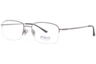 Polo Ralph Lauren PH1001 9002 Eyeglasses Men's Shiny Gunmetal Semi Rim 53MM New. Price: $129.95.