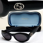 Gucci Sunglasses 1996 Vintage Black Oval Retro Gg 2400/N/S 807 56MM 091225 Pre-owned. Price: $267.20.
