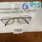 L.130MM Adrian Brown Eyeglasses Clearvision Metal Frame 216 52-17 G143 Pre-owned. Price: $14.34.