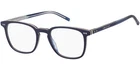 Tommy Hilfiger Men's Blue Square Eyeglass Frames Keyhole Bridge TH1814 0PJP 51 New. Price: $49.99.