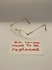 Charmant Aristar Eyeglasses Frames Womens AR6887 49-19 Oval Metal Half Rim 135MM Pre-owned. Price: $30.99.