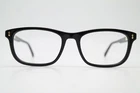 Gucci GG1046O Black Gold Oval Eyeglass Frame New. Price: $216.32.