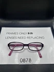Calvin Klein CK5689 609 Eyeglasses Frame Only Black/purple Rectangle 48-16-135 Pre-owned. Price: $19.99.