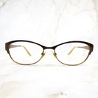 Kate Spade New York Camelot Eyeglasses Frame 0JUV Women Brown Half Rim 52-15-135 Pre-owned. Price: $25.59.