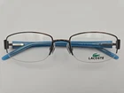 Lacoste 12243 Brown Havana Half Rim Eyeglass Frames Only 51+ 18-135MM New. Price: $30.00.