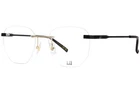 Dunhill DU0066O 005 Eyeglasses Frame Men's Gold/black Rimless Style 55MM New. Price: $219.95.