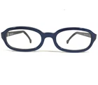 Vintage Eyeworks Eyeglasses Frames Texas 712 Shiny Navy Blue Oval 48-19-125 New. Price: $75.70.