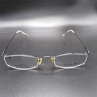 Gianni Po Eyeglass Frames GP3329 M.black Half Rim Stainless Steel 49-19-135 New. Price: $28.45.