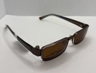 Easyclip Ec 258 50-18-135 Brown Full Rim Eyeglasses With On Sunglasses Used New. Price: $45.99.