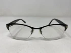 Christian Dior Italy CD3765 Bks 53-17-140 Black Half Rim Eyeglasses Frame BN36 Pre-owned. Price: $90.00.