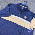 Champion Polo Shirt Xl Georgia Tech Yellow Jackets Navy Gold Performance 1153 New. Price: $24.74.