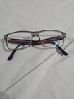 Gucci GG0752O 003 Eyeglasses Mens Transparent Grey Blue Red Stripe 56MM Pre-owned. Price: $105.99.