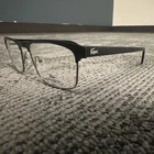 Lacoste L2198 001 Matte Black Semi-rimless Rectangular Eyeglasses 55-18-145 New. Price: $124.99.