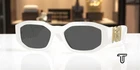 Versace VE4361 401 87 White Grey 53 Mm Unisex Sunglasses New. Price: $128.00.