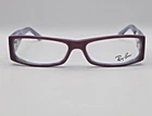 Ray-ban Rb 5105 2257 Eyeglasses Frames Burgundy Blue Rectangle 51-14-135 Authent New. Price: $29.99.