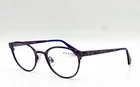 New C-zone E1195 40 Purple/silver Authentic Eyeglasses 48-20. Price: $80.75.