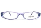 Moschino Eyeglasses Frames M3658-V 374 Transparent Clear Purple Blue 47-17-135 New. Price: $59.32.