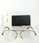 Brand New Authentic Fendi Eyeglasses Ff M0036 J5G 55MM Frame Gold. Price: $134.99.