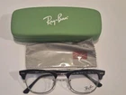 Ray Ban RB6363 2861 Black Silver Square Eyeglasses Frame Only 54-18 145 Vg Pre-owned. Price: $33.74.