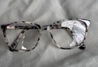 Chelsea Morgan Cm 20221 L. 53-16-140 Eyeglasses Frames Only Purple Tortoise Pre-owned. Price: $37.00.