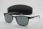 New Columbia C115S 424 Pike Lake Blue Black Horn Authentic Sunglasses 59-18. Price: $79.90.