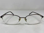 Perry Ellis 602-1 55-20-140 Coffee Brown Metal Half Rim Eyeglasses Frame /S26 Pre-owned. Price: $45.00.