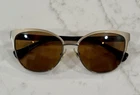 Ralph By Lauren Cat-eye Gold-tone Sunglasses: RA4127, 9336/13, 56-17. Pre-owned. Price: $39.99.