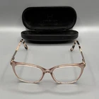 Halston 2002 Eyeglasses Light Pink Frame 53-17-140 Used W/ Case Pre-owned. Price: $49.98.