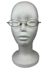 Calvin Klein 277 565 Black Metal 47-20-140 Eyeglass Frames Unisex Oval Pre-owned. Price: $29.95.