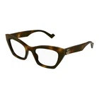 Gucci Gg 1334O 002 Havana Plastic Cat-eye Eyeglasses 52MM New. Price: $231.61.
