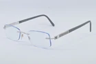 Silhouette Eyeglasses 7650 00 6050 Grey, Size 49-19-140 Pre-owned. Price: $76.50.